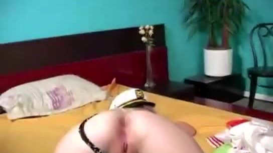 Interracial slut takes big cock in her pussy
