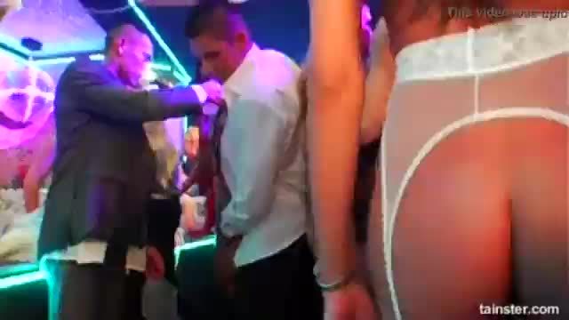 Bisexual brides fucks in public