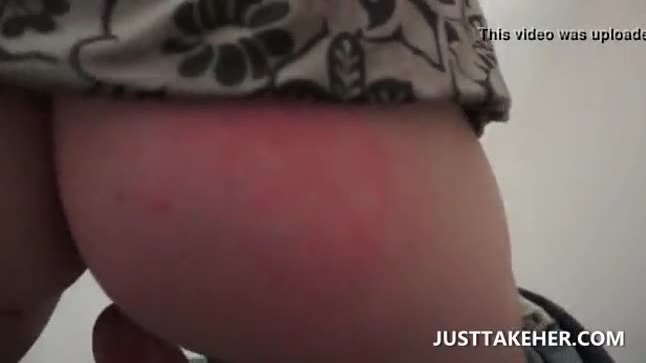 Hot ass redhead fucked hard from her back